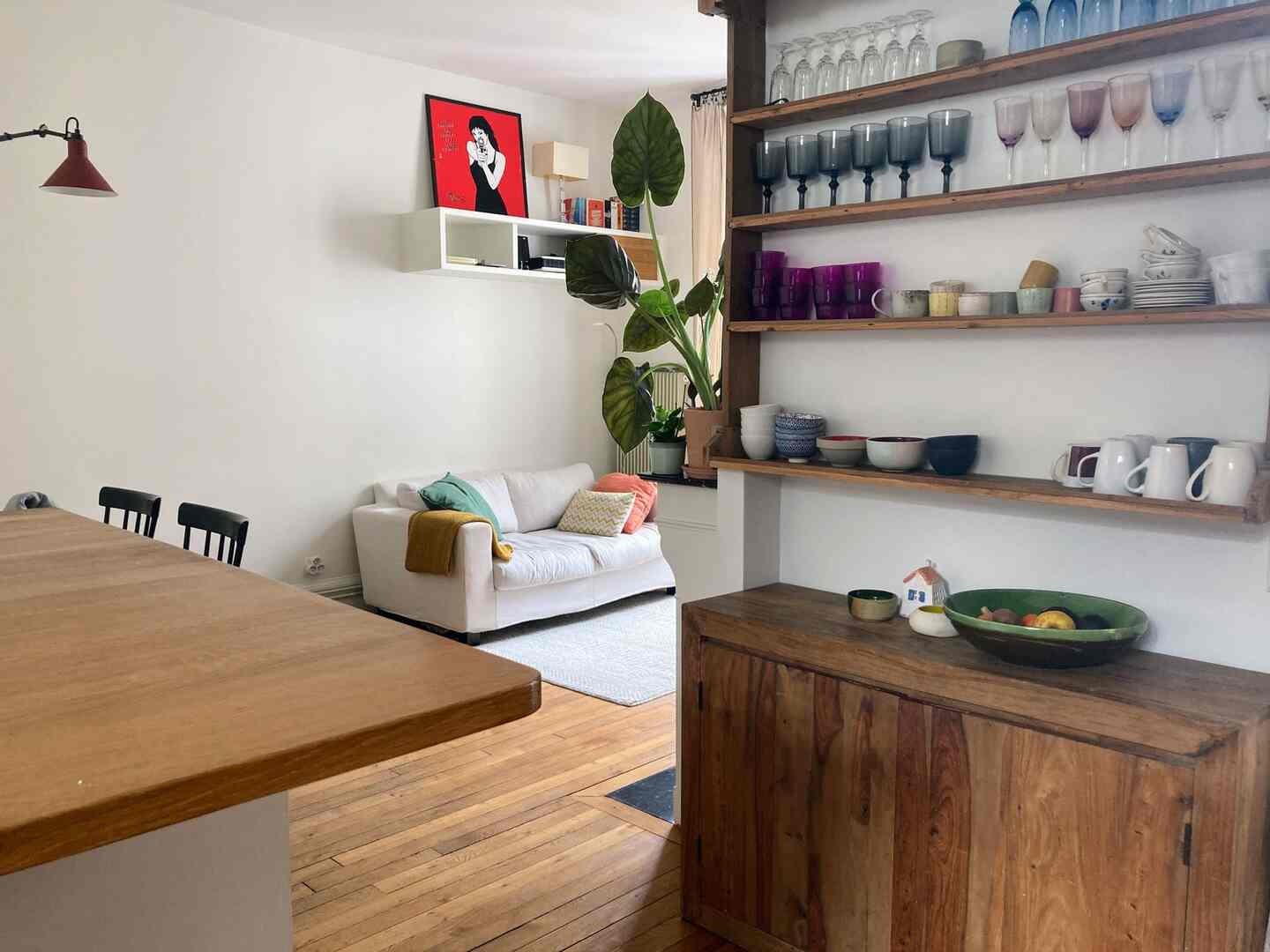Appartement de 4 pièces sur le Canal Saint-Martin